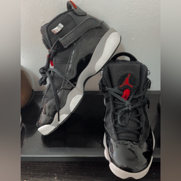 Jordan Other - Jordan Kids Black and Red Sneakers
